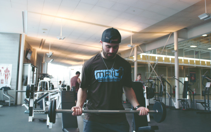 Exercise Three: Wide Grip Barbell Curl