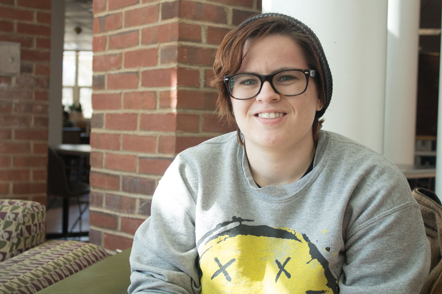 “I’m majoring in physics, which is mainly a male-dominated field. I do a lot of things that aren’t in my gender stereotype; I dress a lot more (modest) than female, that is my gender.” - Kaitlyn