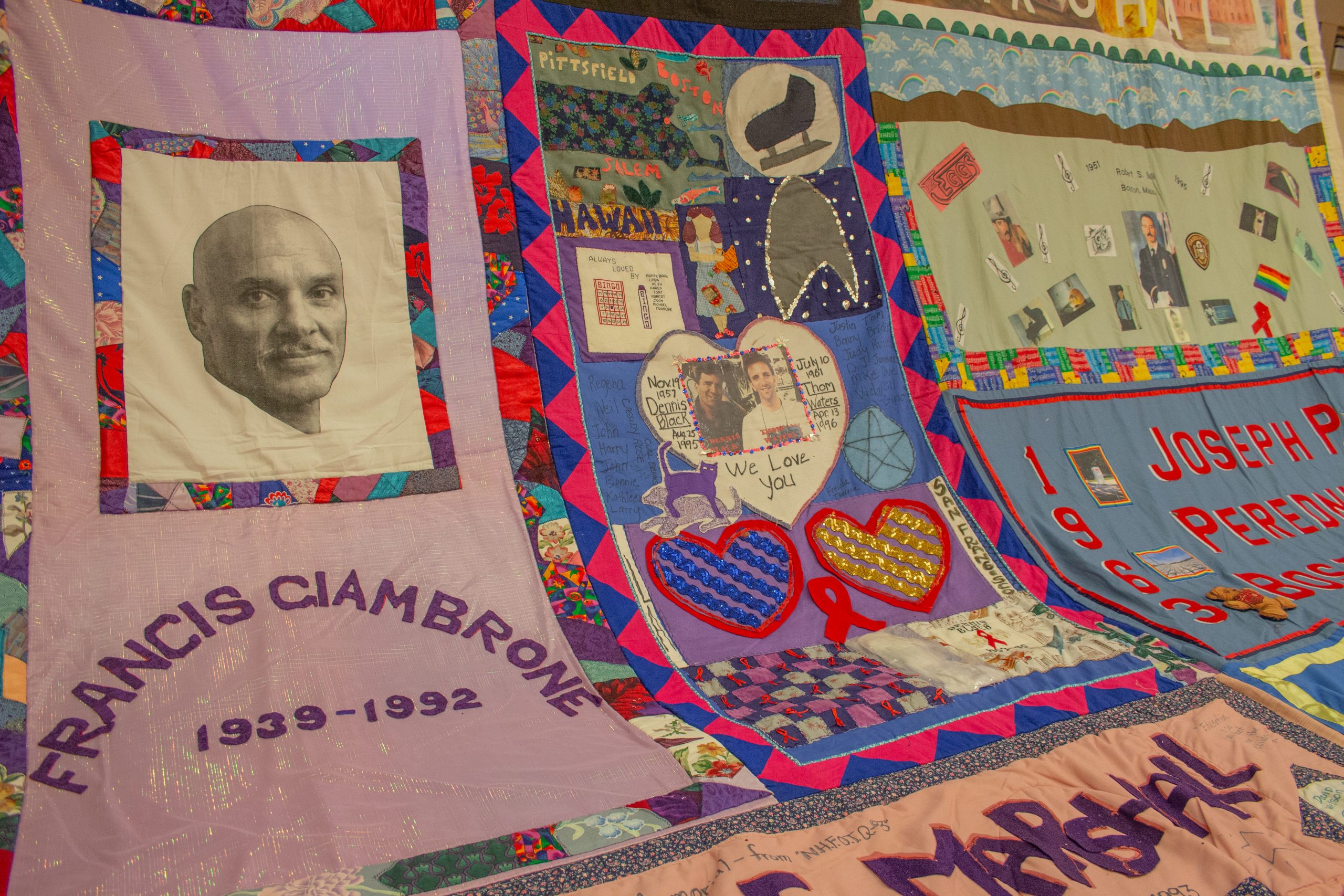 Change the Pattern: Sections of the AIDS Memorial Quilt